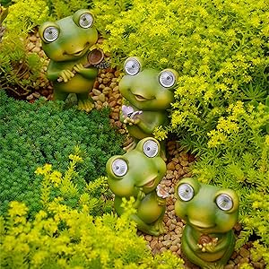 Amazon.co.jp: [HeroNeo] カエルのオブジェ 樹脂 カエル像 置物