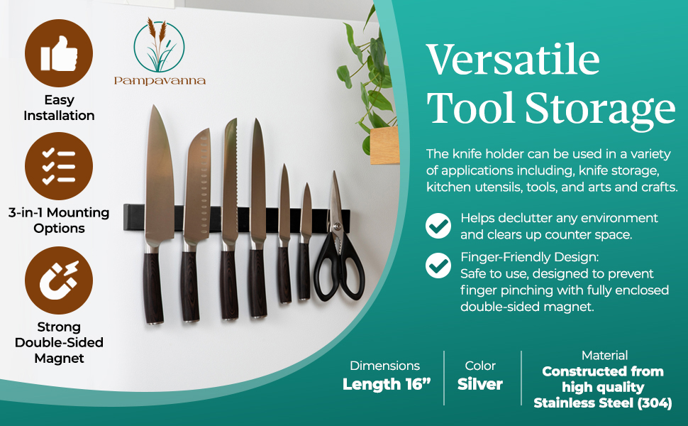 magnetic strips knife display bar magnet kitchen knife magnet universal knife holder knife stand