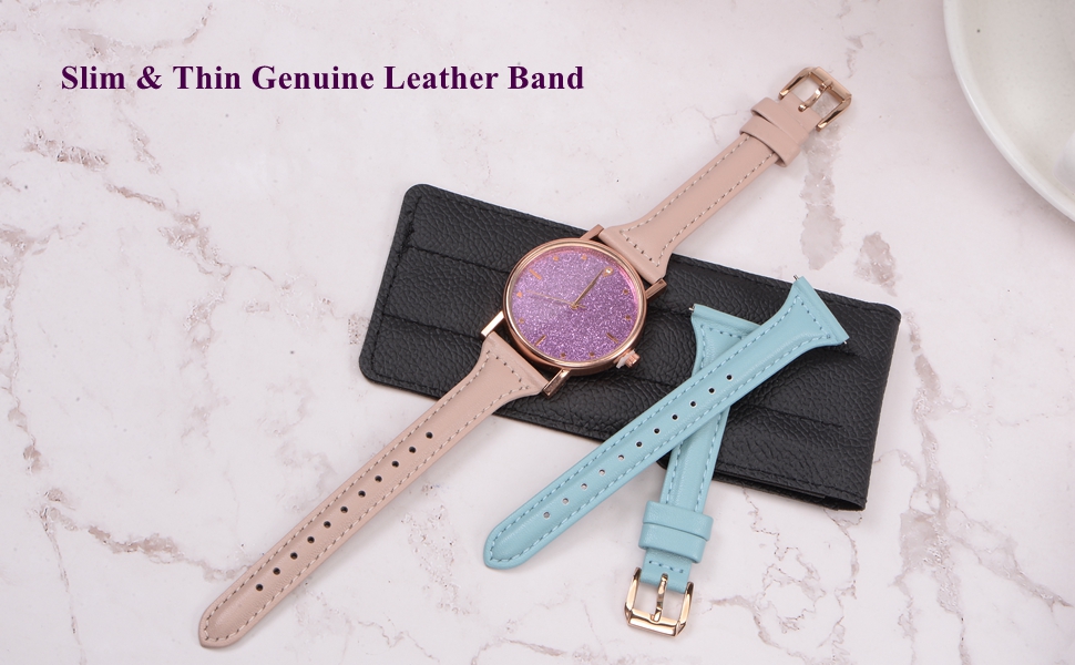 Genuine Leather Watch Band