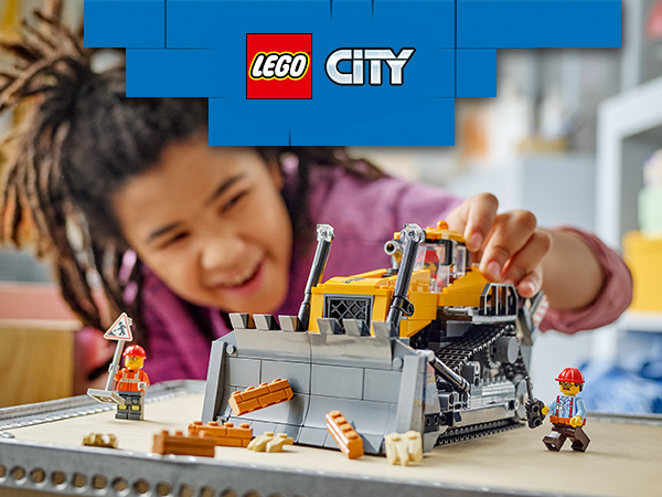 Amazon.co.jp: レゴ(LEGO) シティ 黄色いブルドーザー おもちゃ
