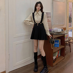 Amazon.co.jp: [PPEIREE] 吊りスカート レディース 春夏