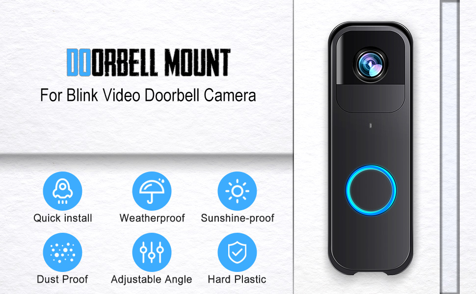 Blink Video Doorbell Door Mount, Blink Doorbell Mounting Bracket