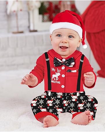 baby boy christmas outfit