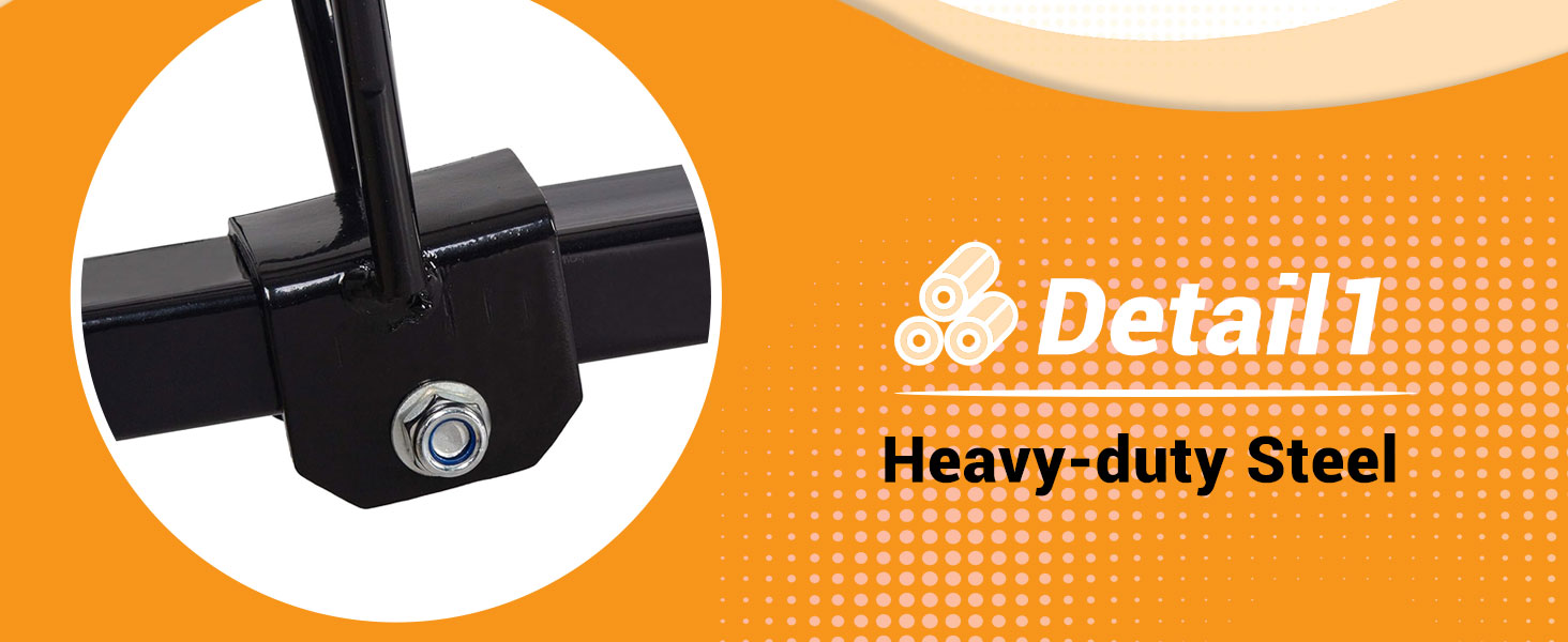 HECASA Hitch Mount Bike Rack 2'' Receiver Bicycle 2Bike