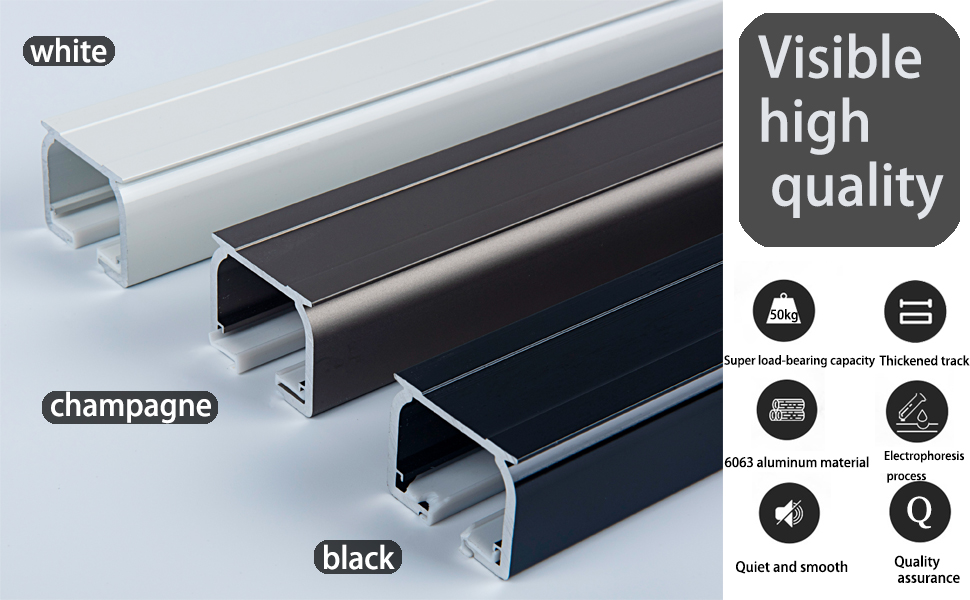 Ceiling Curtain Tracks Wall Mounting HeavyDuty Curtain