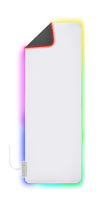 RGB mouse pad for keyboard and mouse extra large desk mat and spill proof