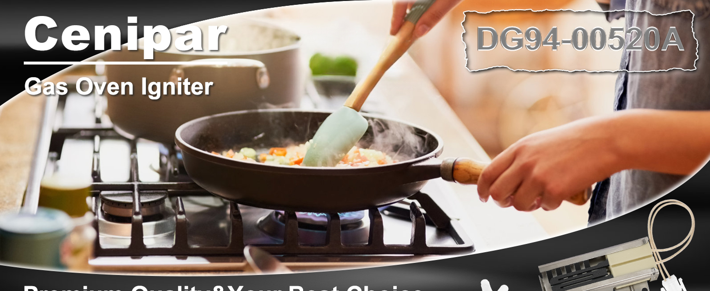 DG9400520A Gas Range Oven Igniter for Samsung Gas Stove