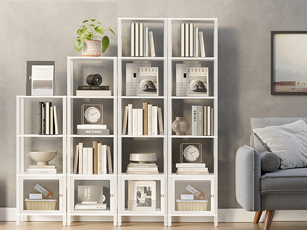 Amazon.com: TUTOTAK 6 Tier Bookcase and Bookshelf, Narrow