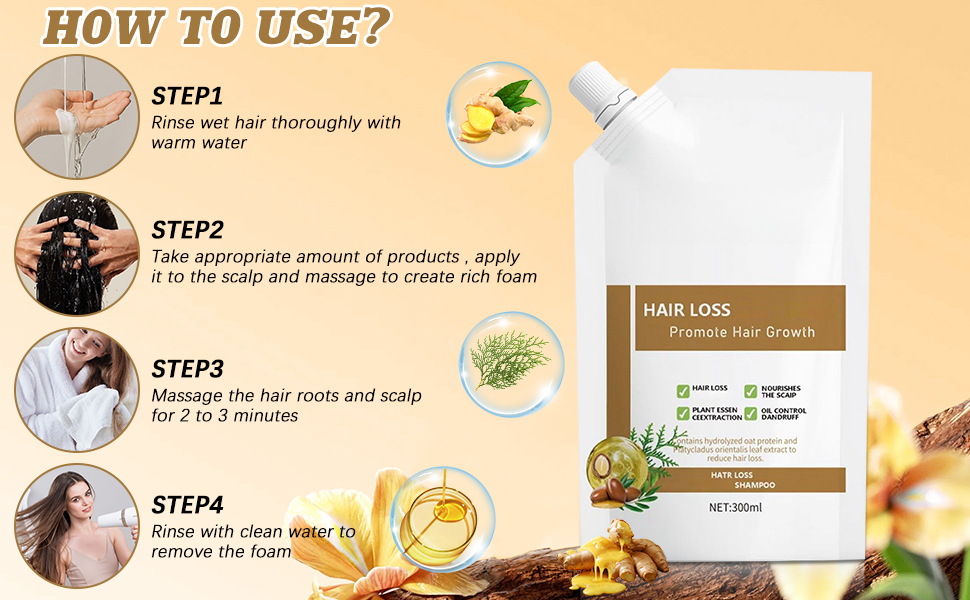 2-In-1 Anti Hair Loss And Oil-Control Shampoo Makes Hair Stronger And Thicker