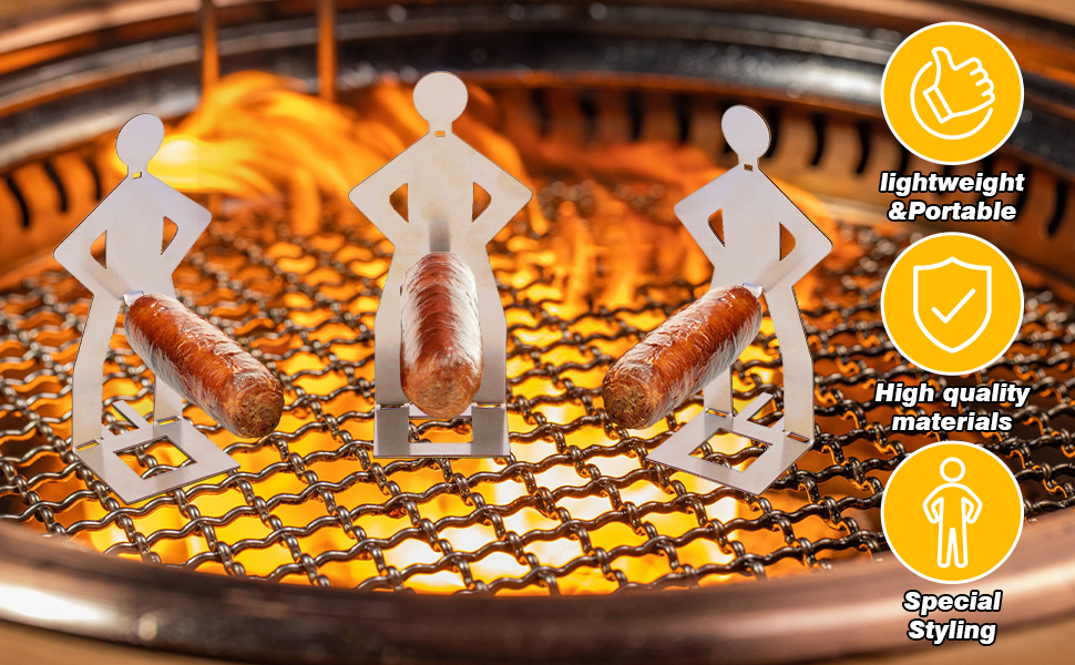 Standing Man BBQ Rack