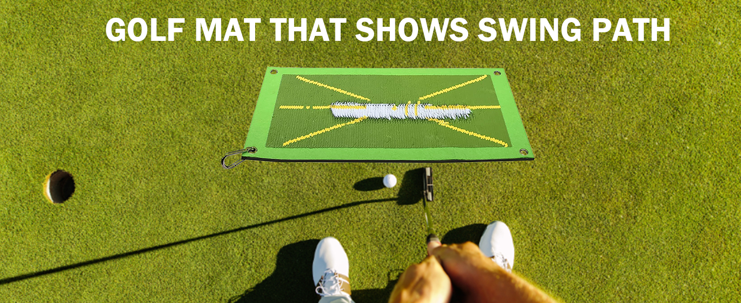 Office Golf Training Mat for Swing Detection Indoor Golf Mat That