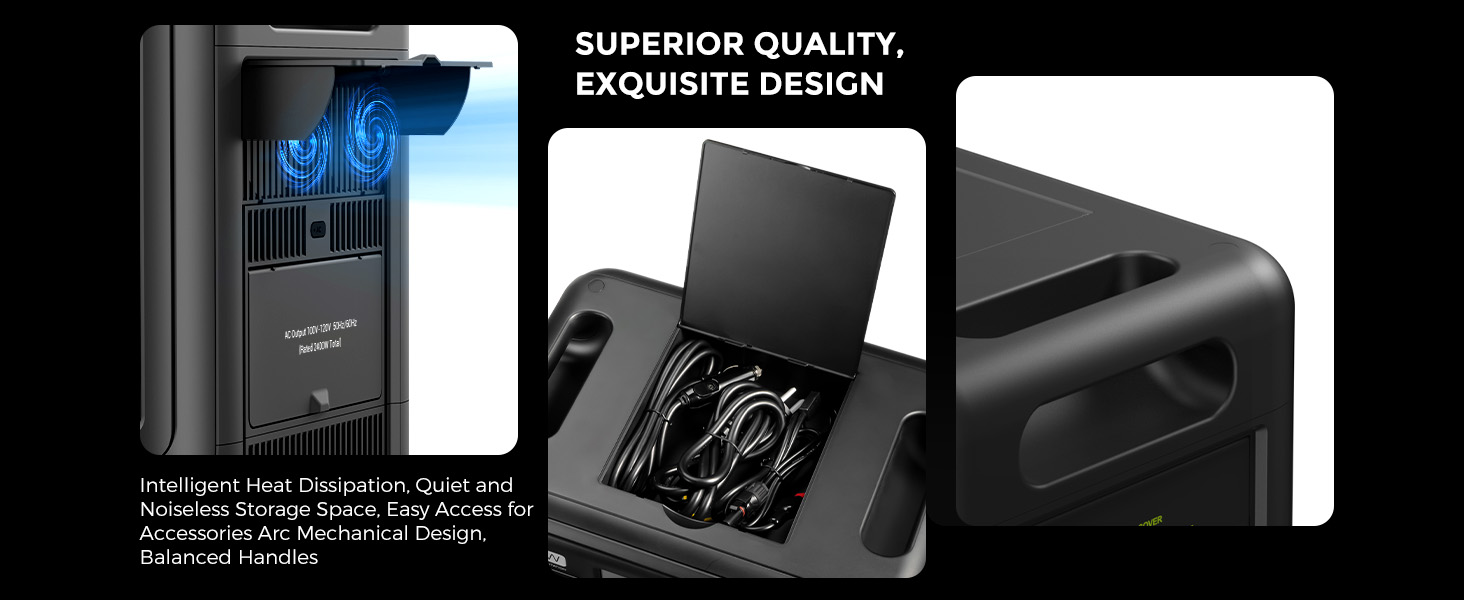 Black electronic device with illuminated blue display, featuring a flip-open design and premium construction materials.