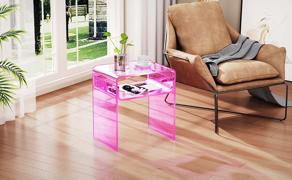 Acrylic Side Table