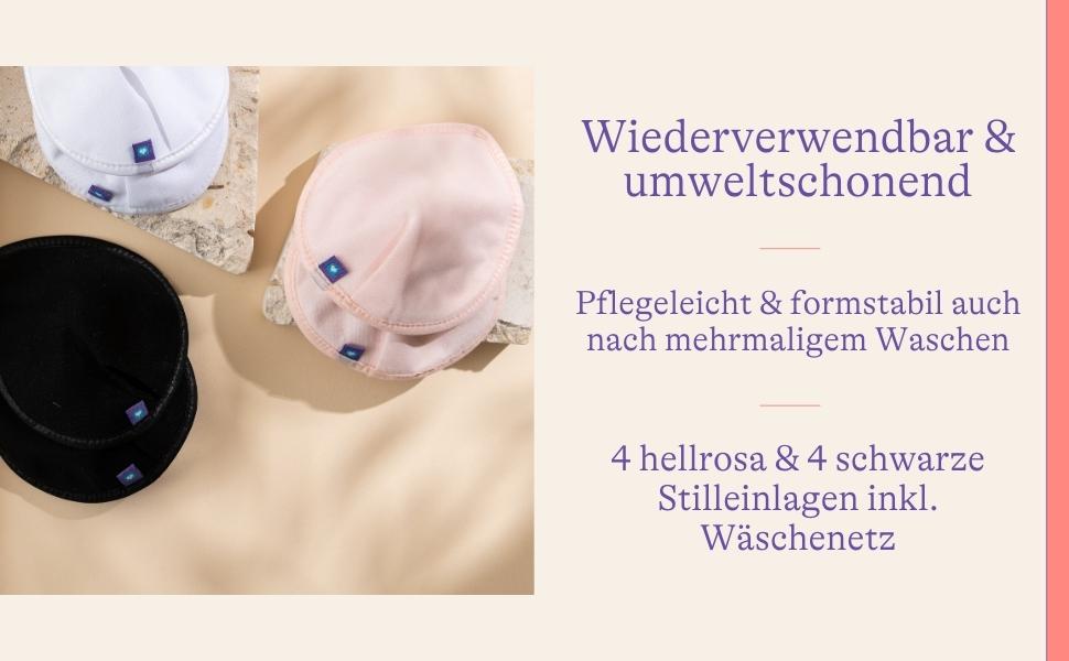 Waschbare Stilleinlagen farbig