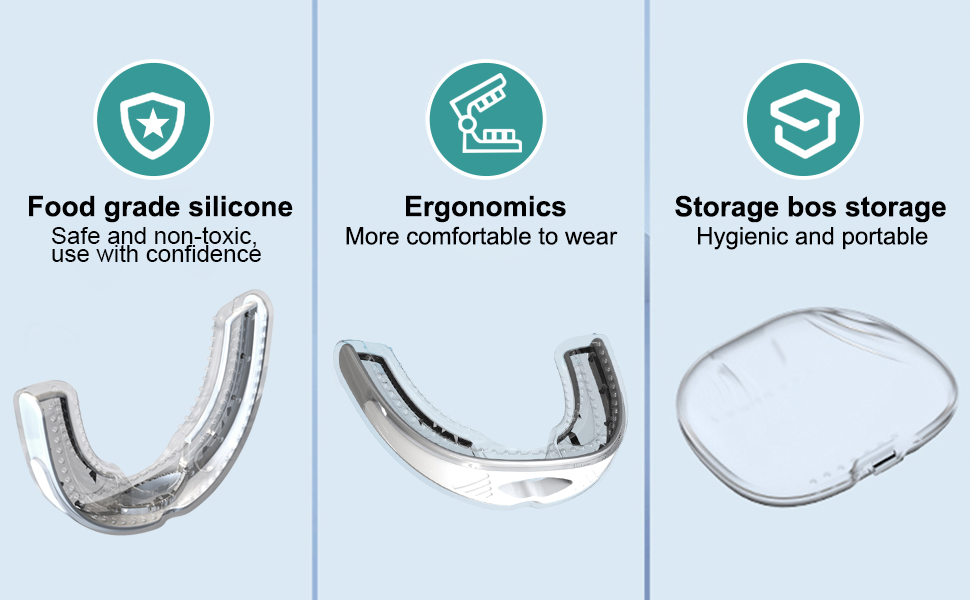 Food grade silicone sate ahd ooonidenc,Ergonomics More comfortable to wear