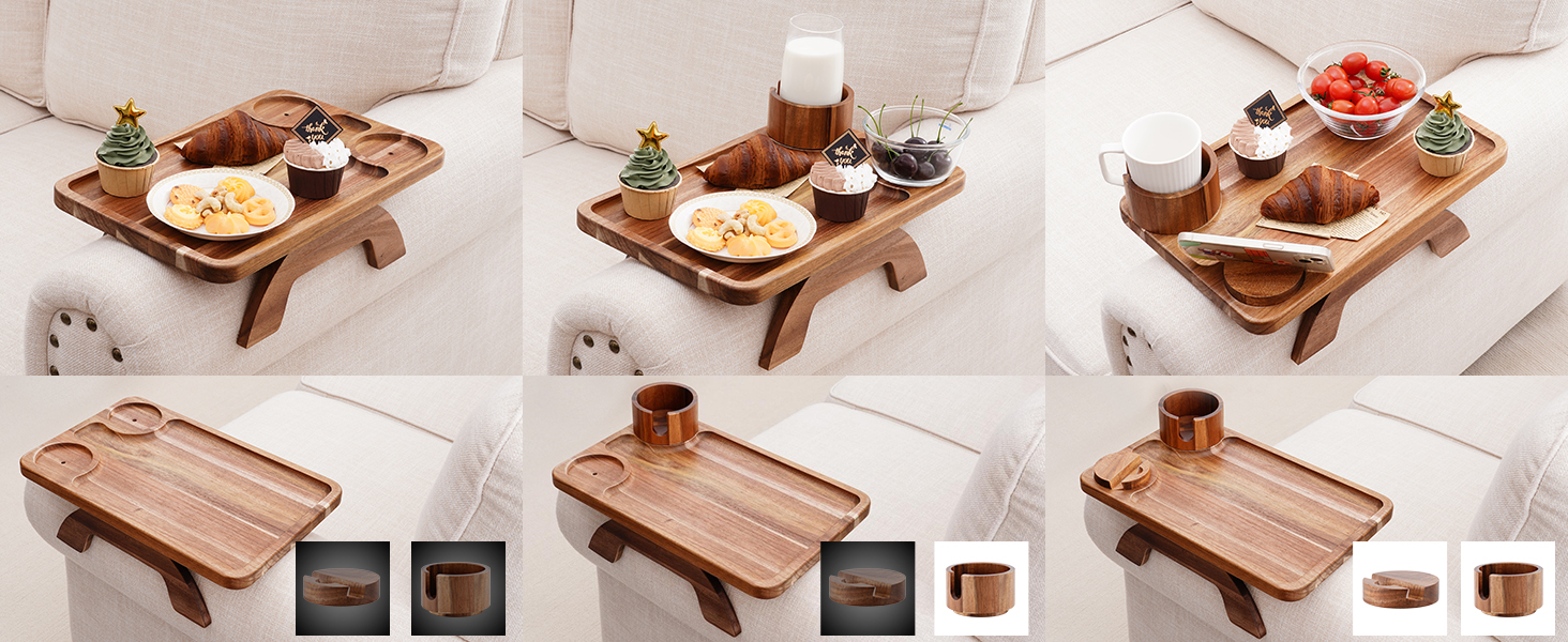 couch arm tray