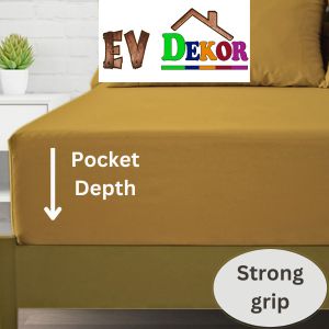 Ochre Yellow Extra Deep Pocket Microfiber