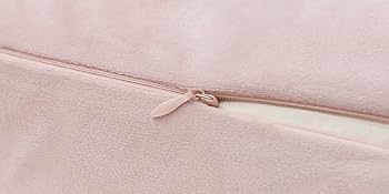 pillow cover zipper pink throw pillowcase velvet cushion decoration sofa couch bed chair car floor