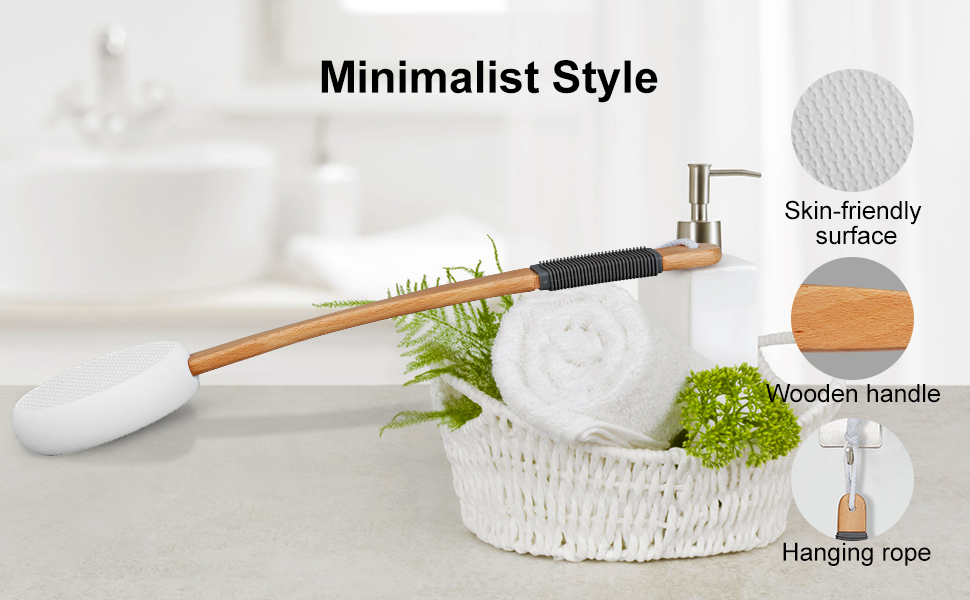 Lotion Applicator for Back, Feet with Replacement Pad