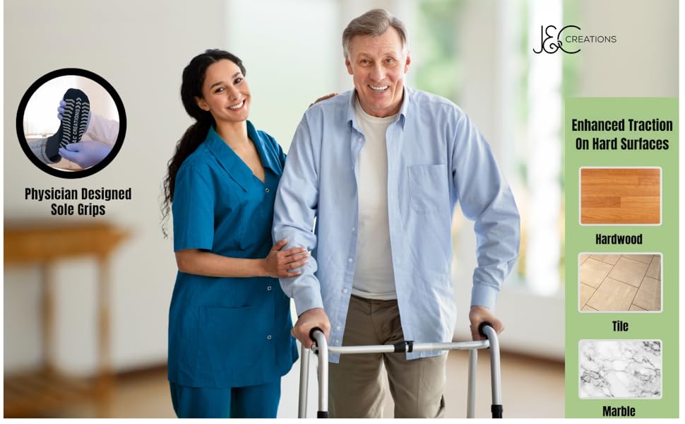 socks men slip mens non hospital grip grips nonslip elderly skid medical grippy bottom gripper soft