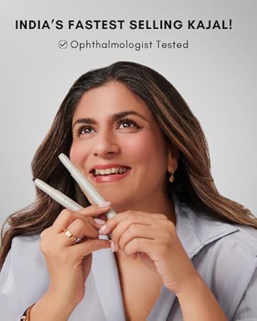 Simply Nam Ultimate Kajal: Water-Resistant, 7X more product, Opthamologist Approved, longlasting