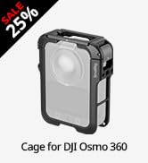 SMALLRIG Camera Cage for DJI Osmo 360, Aluminum Case Protective Frame Mount, Expansion Housing Sh...
