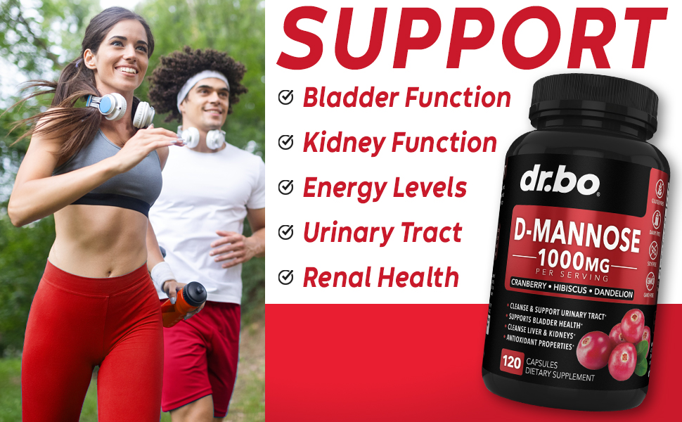 cranberry dmannose pills 1000mg urinary tract cleanse protect supplement bladder health supplements