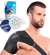 Sports Laboratory Schulterbandage Herren/Damen - Schulter Bandage mit Warm/Kalt-Kompresse, Verste...