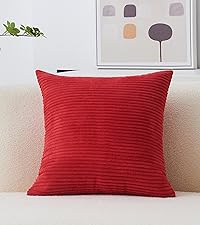 Amazon.com: Home Brilliant Red Pillow Covers Decorative
