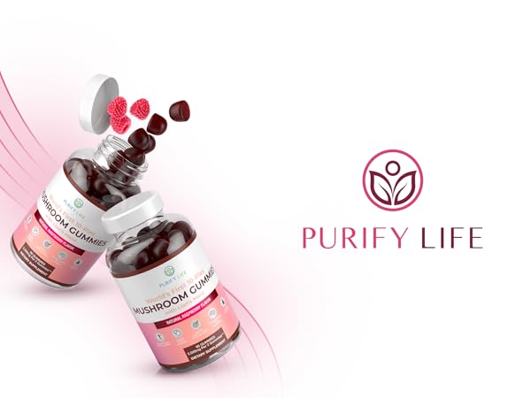 Mushroom Supplement w Lions Mane Nootropic Brain Supplement, Immune Support & Stress Relief 