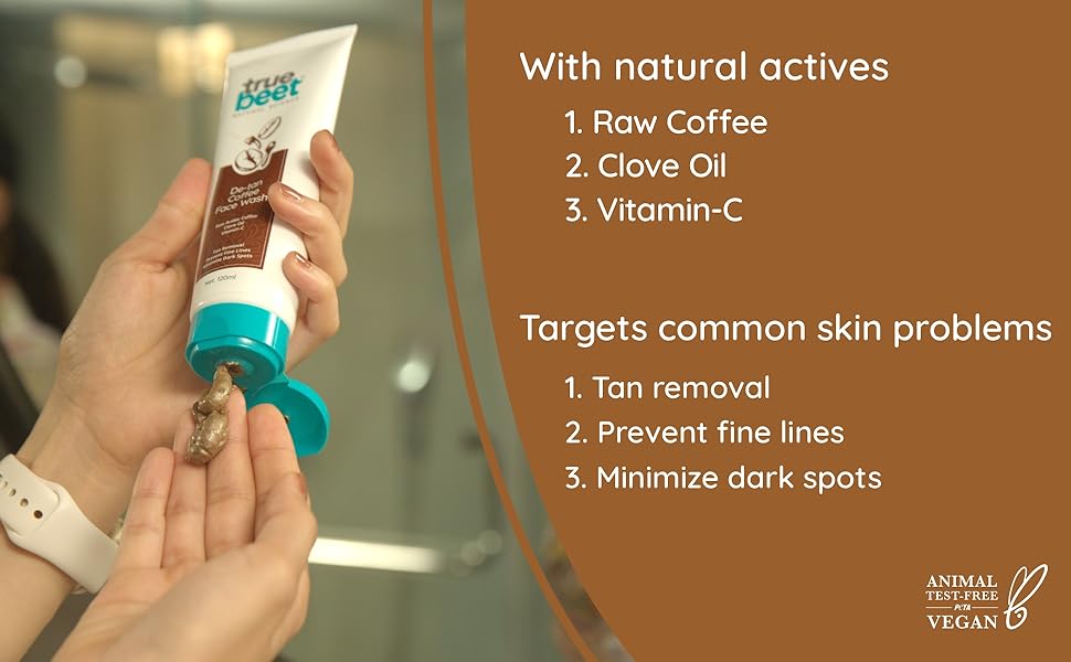 Truebeet De-tan Coffee Face Wash