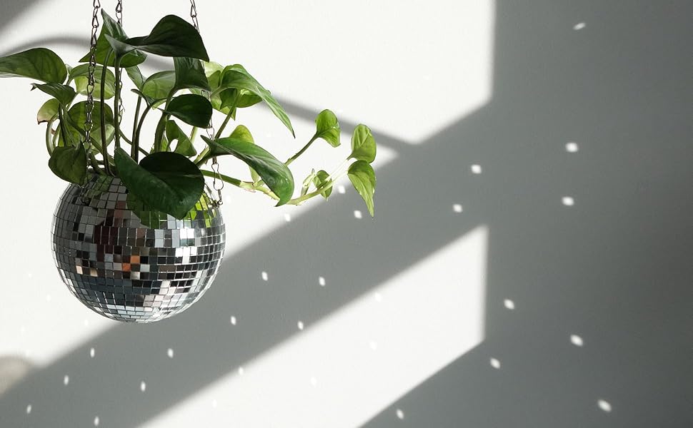 Pot de plantes disco boule à facettes – L'avant gardiste