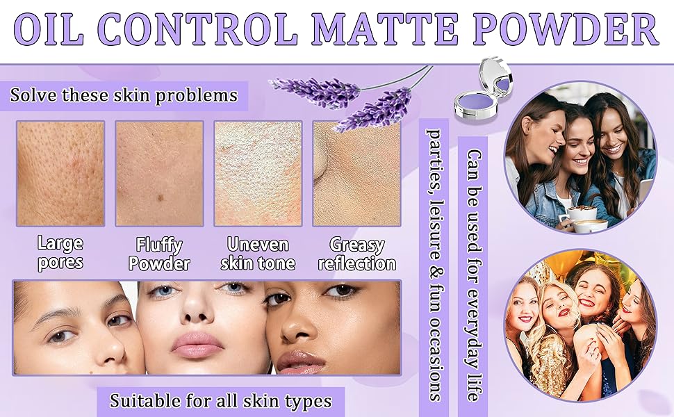 Lavender Loose Setting Powder