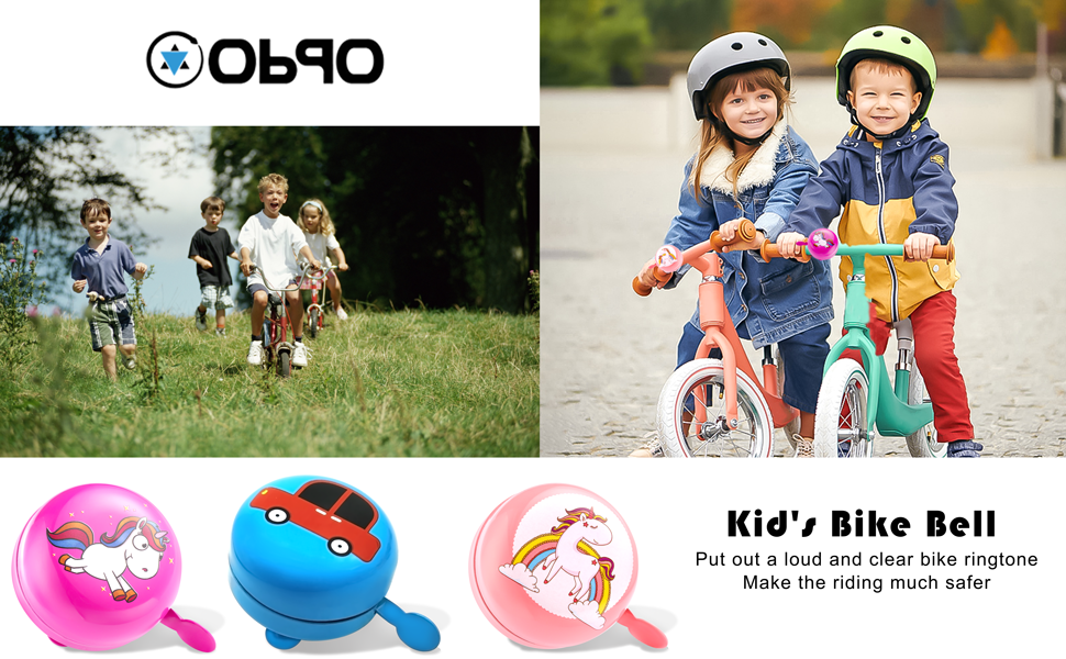 Kid's Bike Bell, Pink Bicycle Bell for Girls Bike Horny Pink Stroller