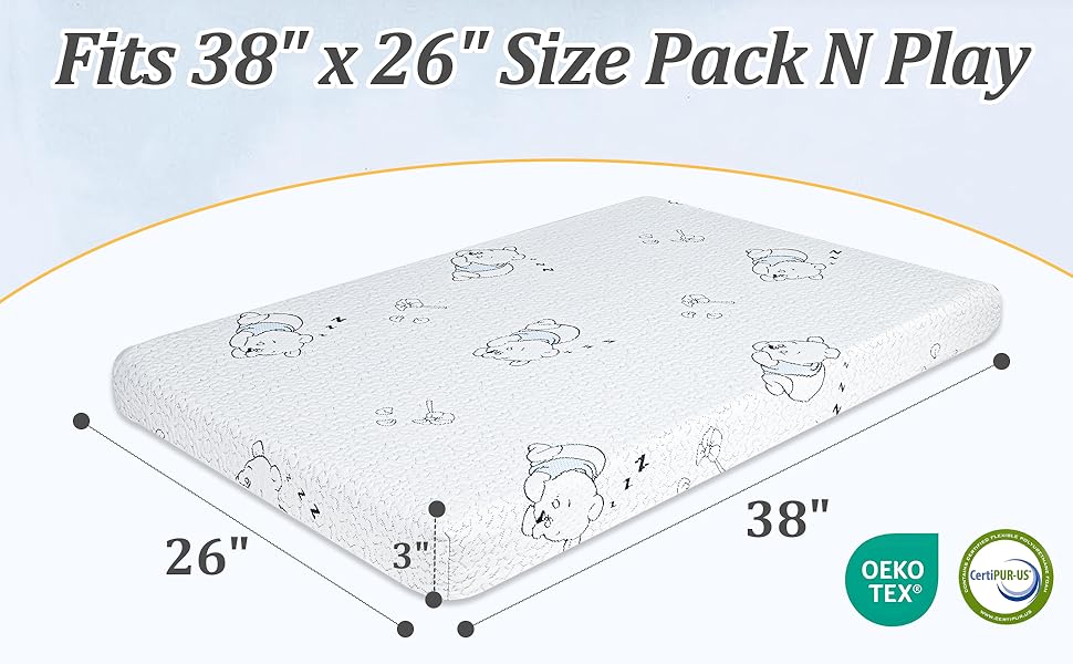 baby mattress for pack and play mattress for pack n play mattress pad colchón para corral de bebe