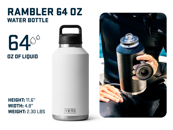 Amazon.com: YETI Rambler 12 oz Bottle, Stainless Steel