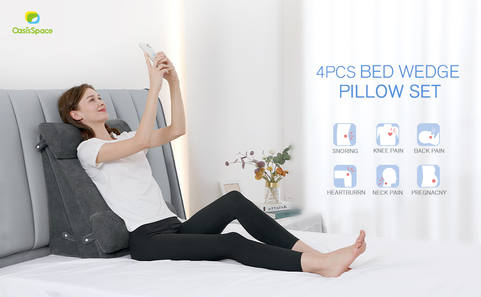 bed wedge pillow