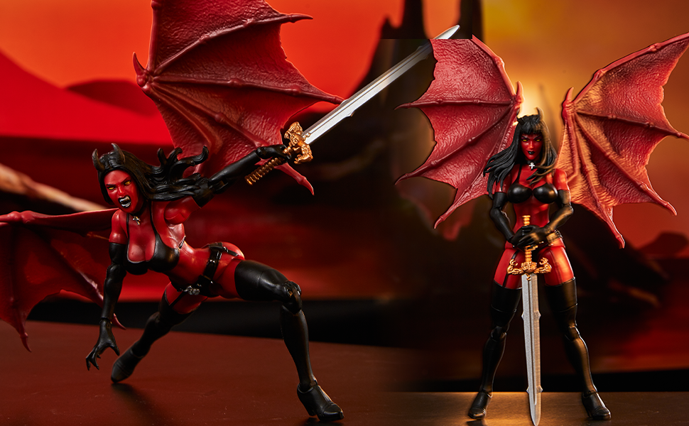 Amazon.co.jp: RAYGE3LOV 地獄魔女 1/12 フィギュア 可動