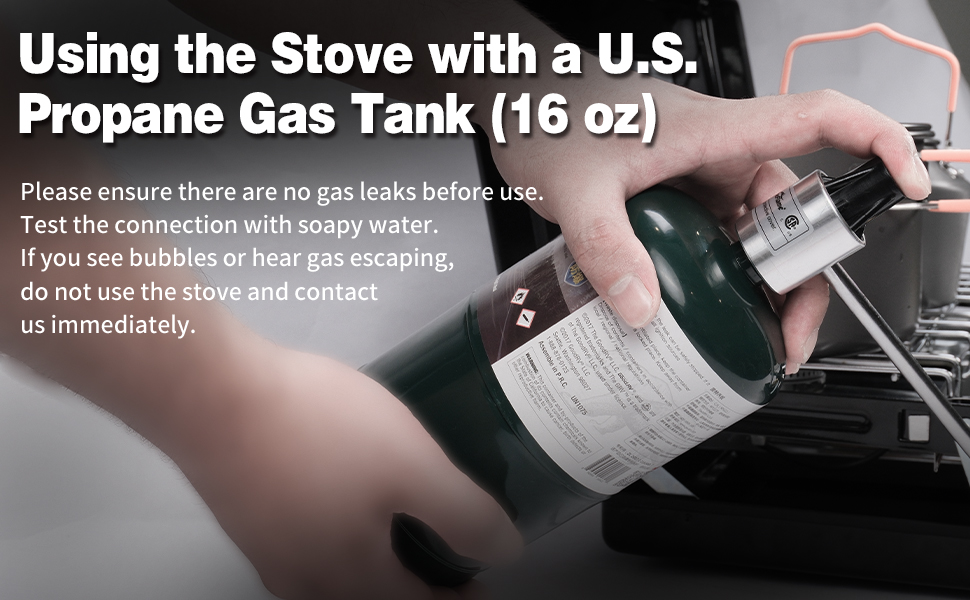 How to use the gas tank