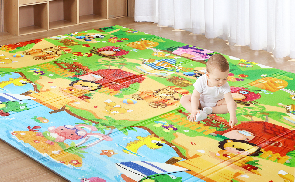 Baby Play Mat Playmat Baby Mat Baby Folding Mat Extra