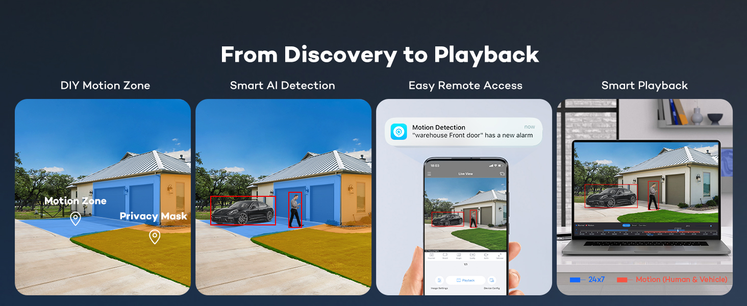 onwote 16 channel camera security system poe 16ch nvr 4k ip outdoor cameras commercial business