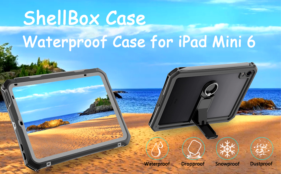 Amazon.com: ShellBox Case Waterproof Case for Apple iPad