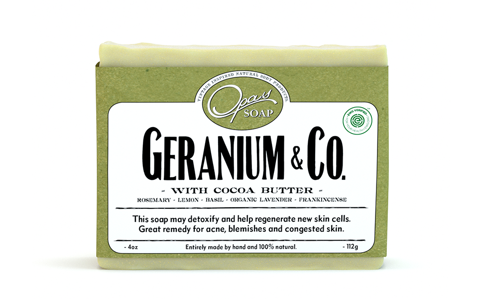 opas soap geranium & co soap