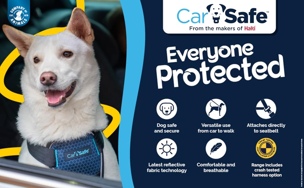 CarSafe Crash Tested Dog Safety Harness - from the... 24 CarSafe by Halti