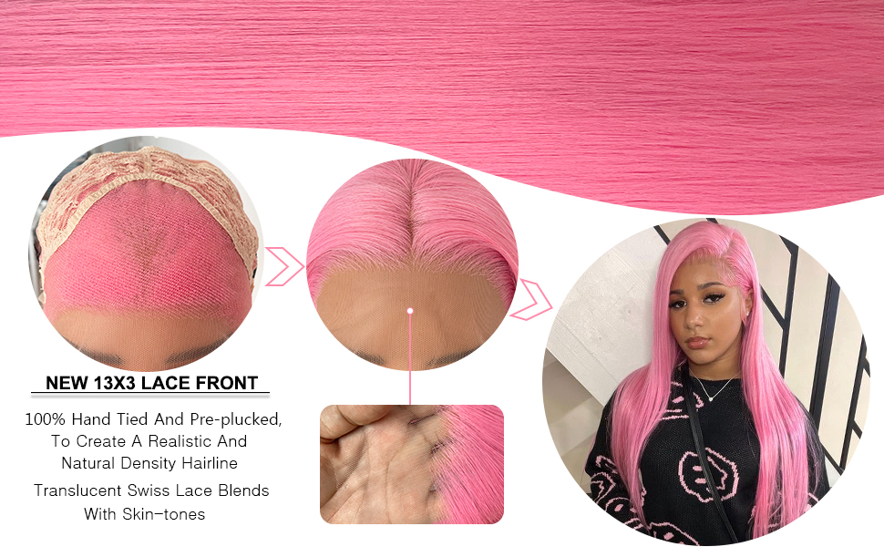 pink wig