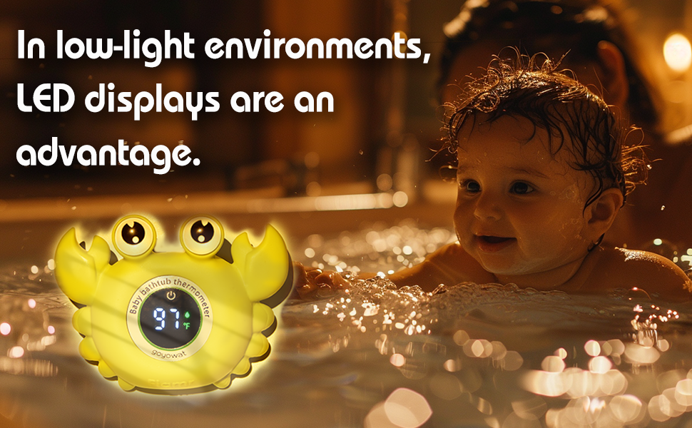 Baby Bath Thermometer,Newborn Swimming Safety Toy Thermometer，Bathtub Water Thermometer