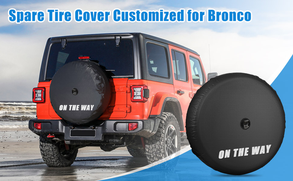 SILIVN Thicken Spare Tire Cover with Backup Camera Hole