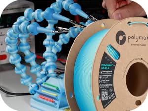 Image showing example 3d printed soldering station with example of gradient colored spool.