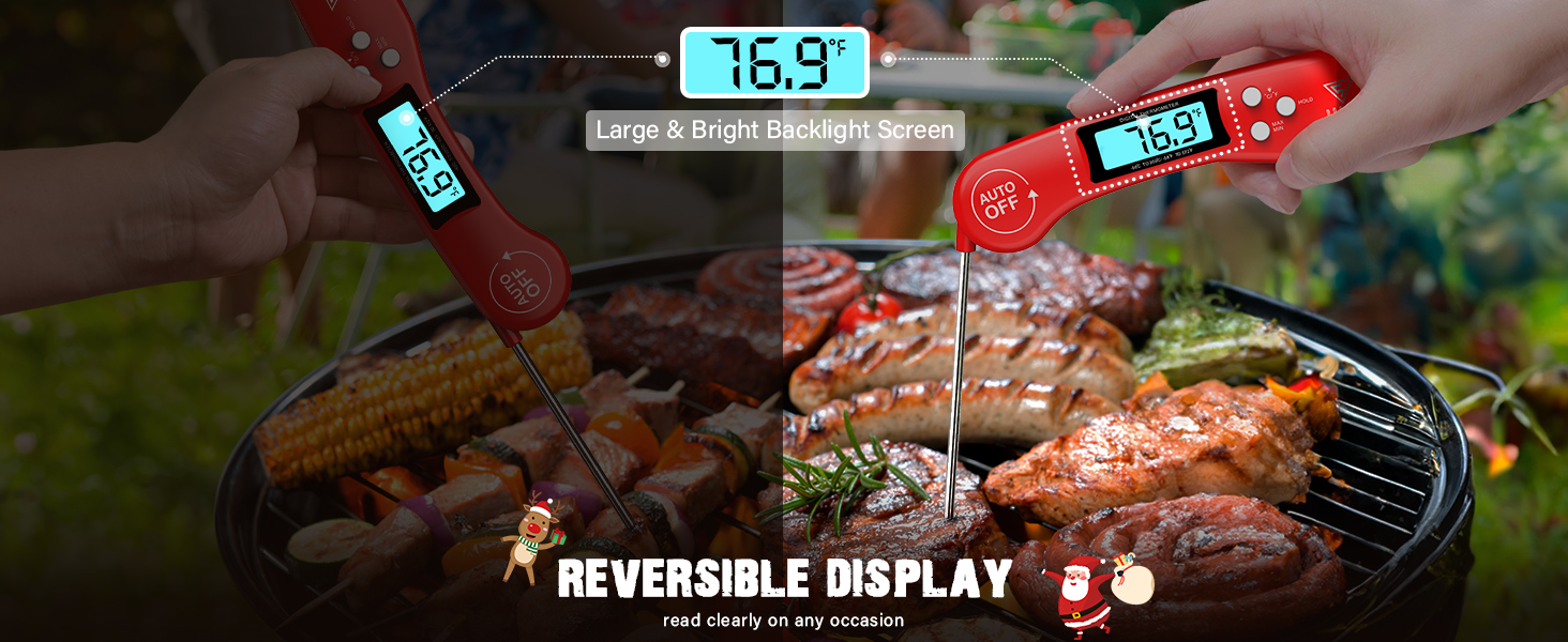 DOQAUS Digital Meat Thermometer, Instant Read Food Thermometer for