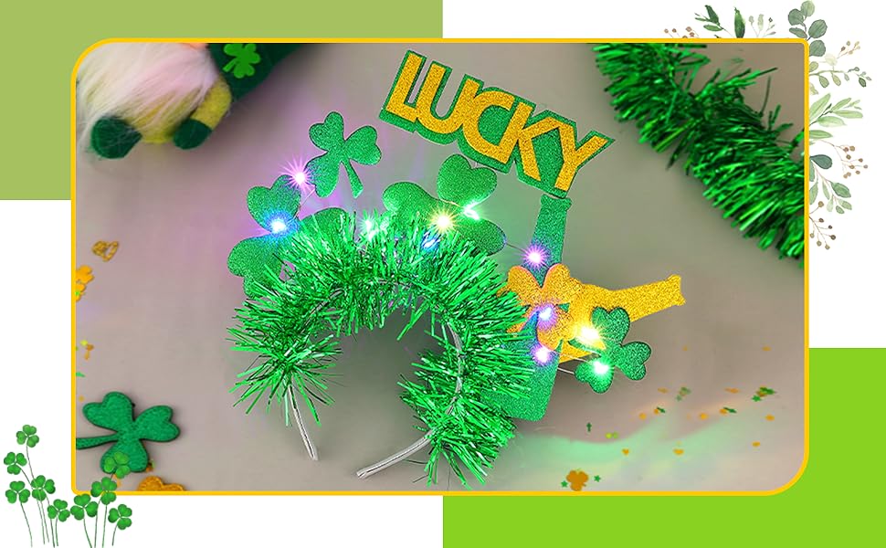 green headband st patricks day